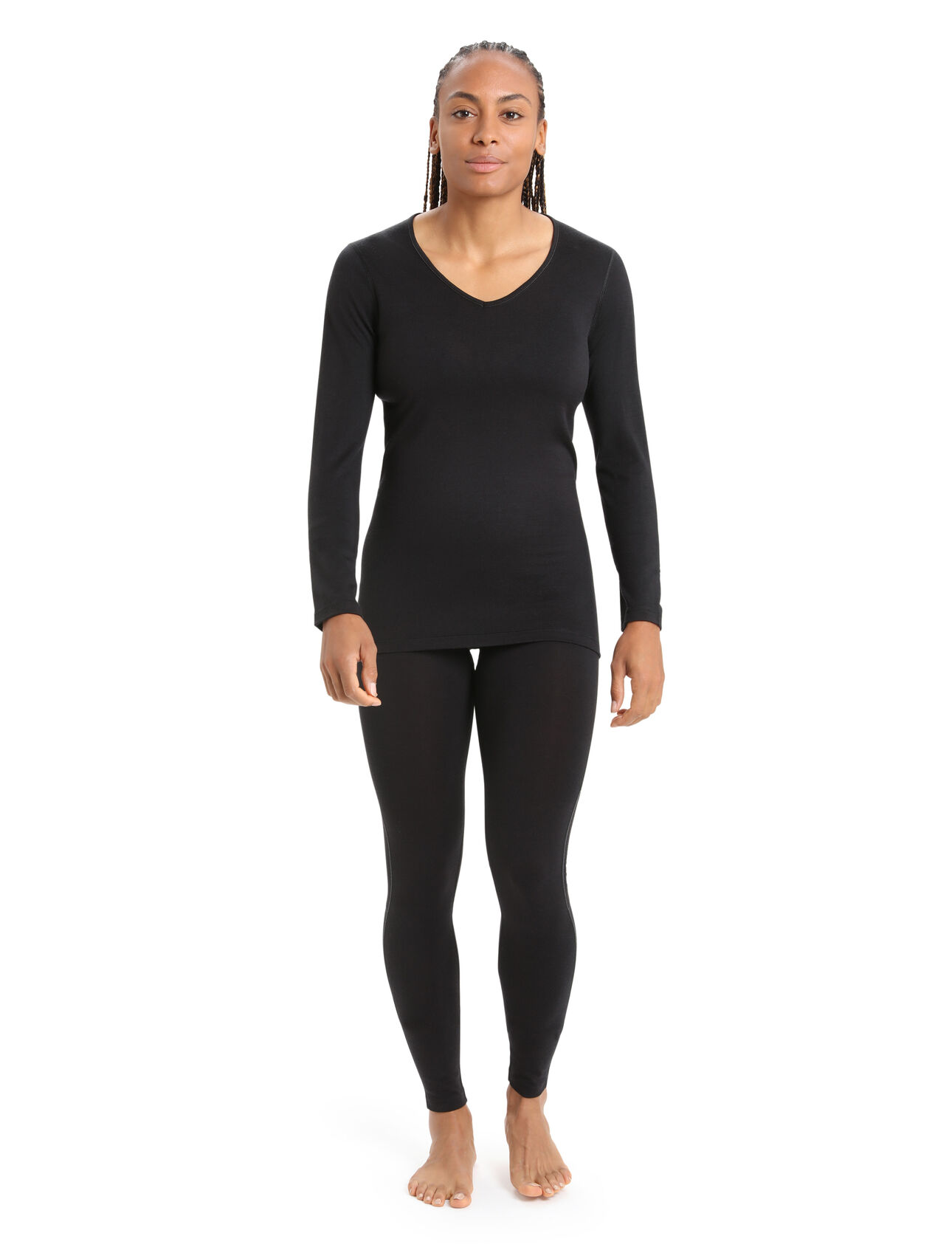 Women's Merino 200 Oasis Long Sleeve V Neck Thermal Top