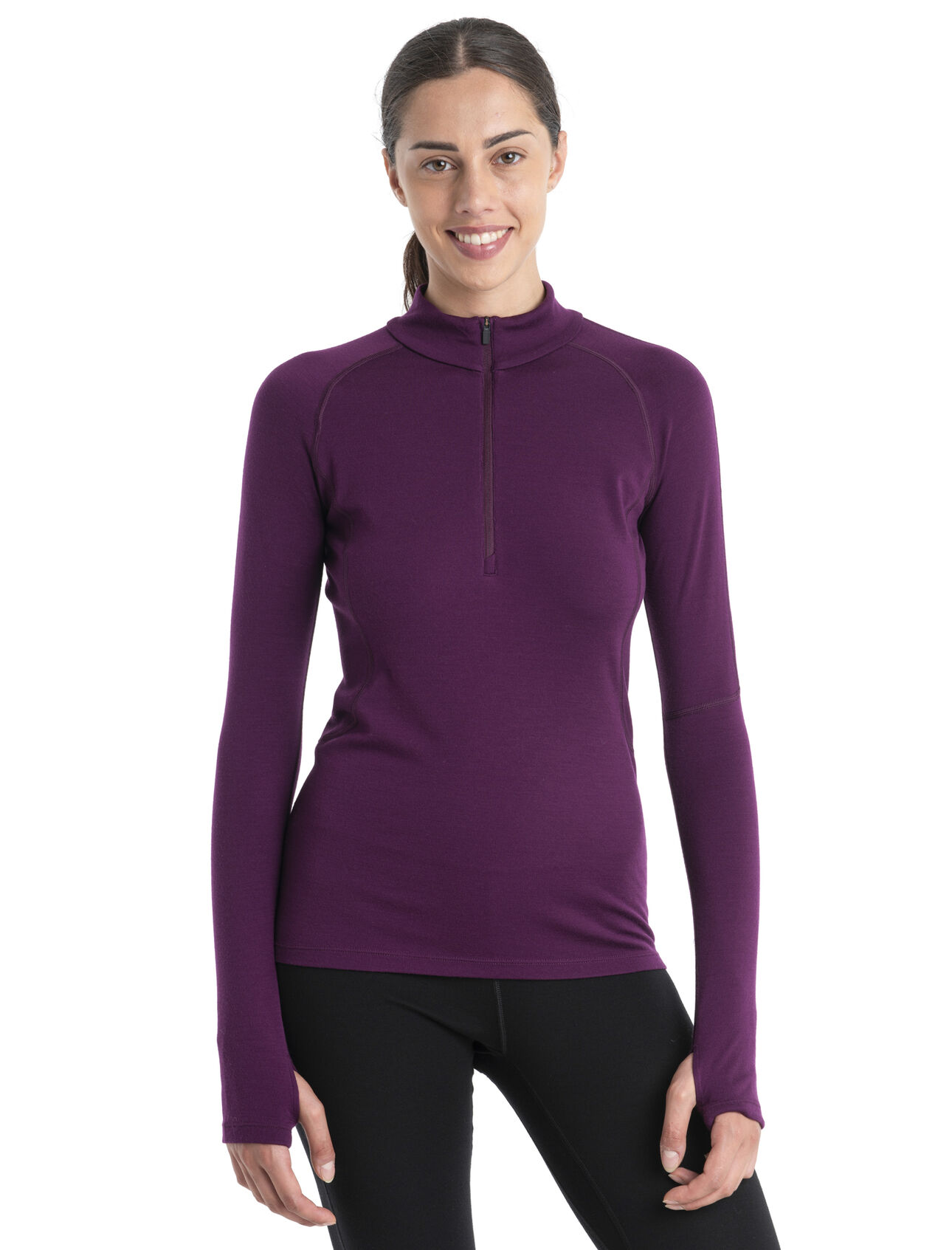 Women's 300 MerinoFine™ Polar Long Sleeve Half Zip Thermal Top
