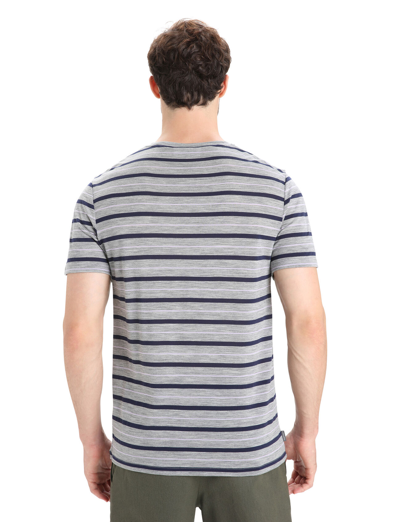 Men's Merino Wave Short Sleeve Stripe T-Shirt
