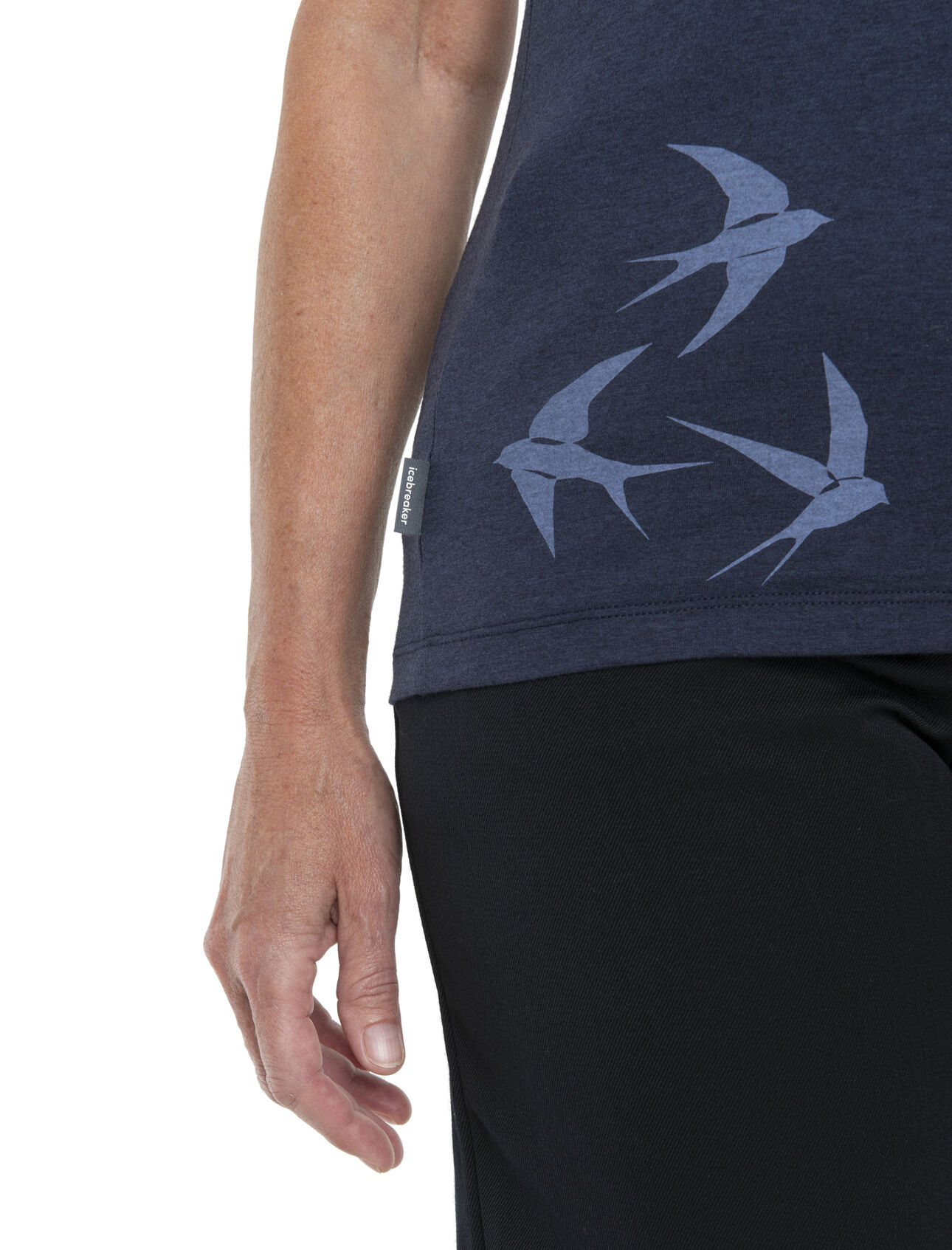 Women's Merino Central Classic Short Sleeve T-Shirt Swarming Shapes