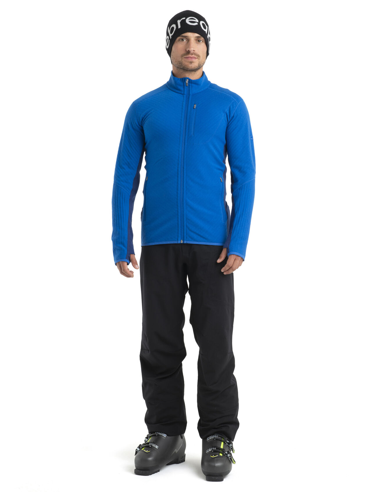 Men's RealFleece™ Merino Descender Long Sleeve Zip Jacket