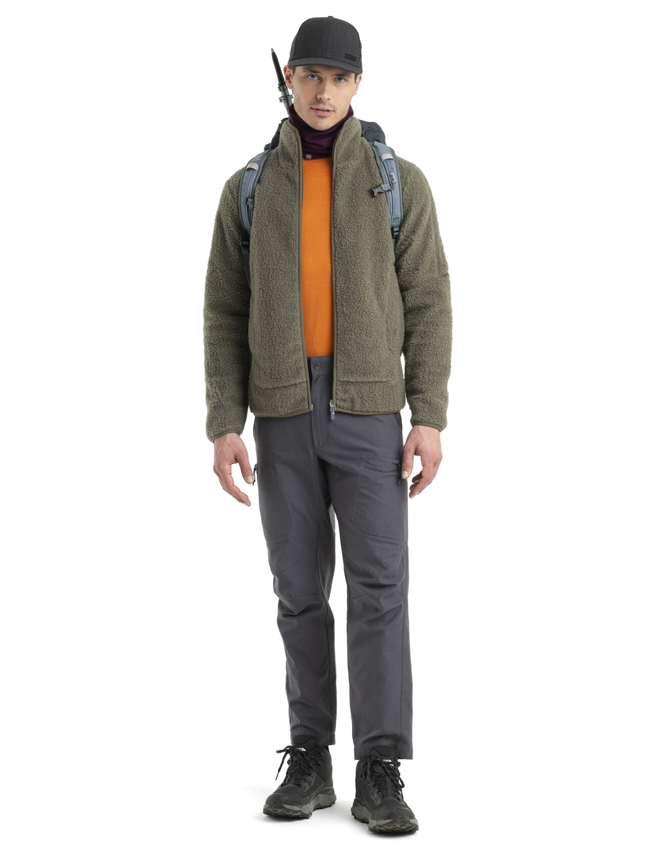 Men's RealFleece™ Merino High Pile Long Sleeve Zip Jacket