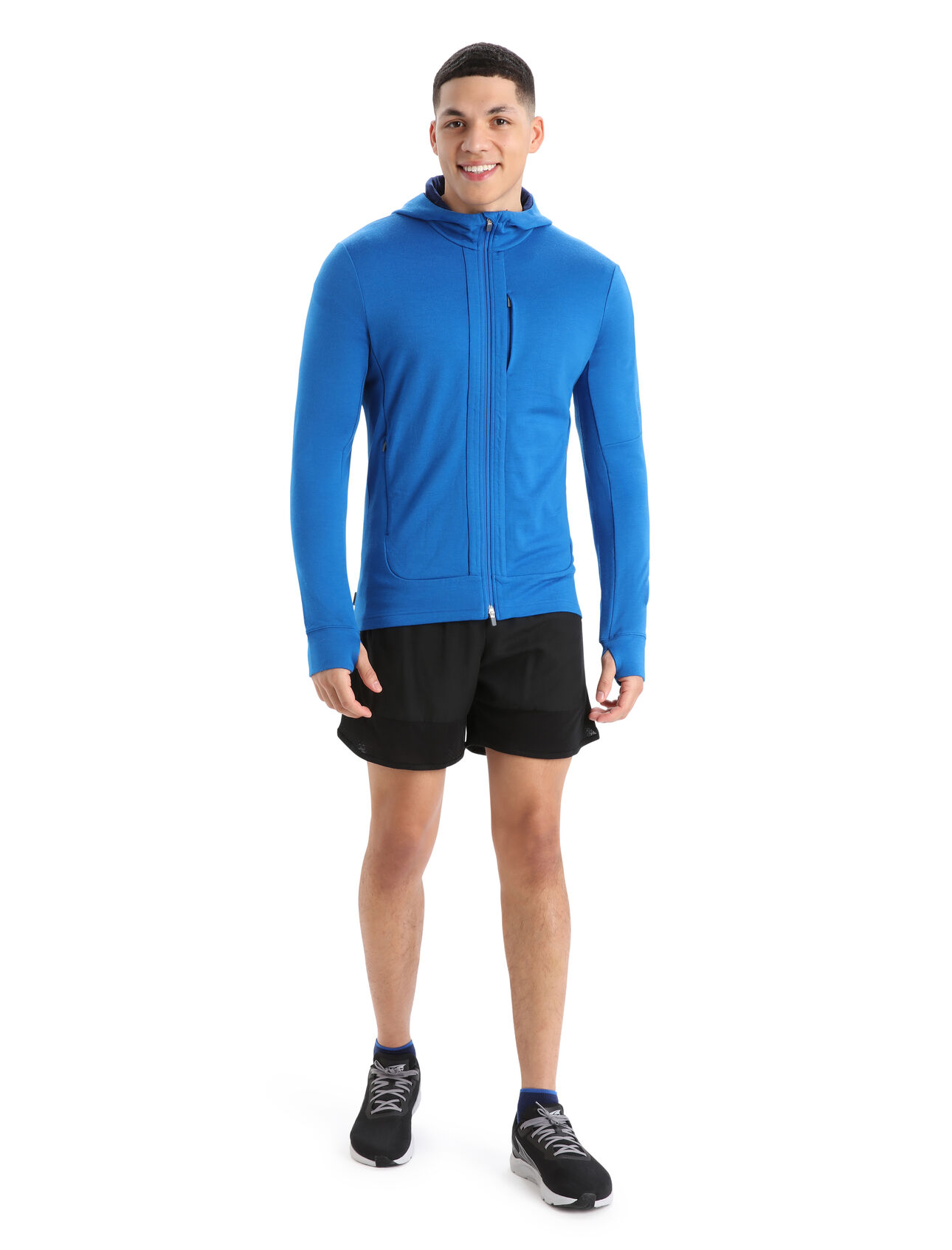 Men's Merino Quantum III Long Sleeve Zip Hoodie