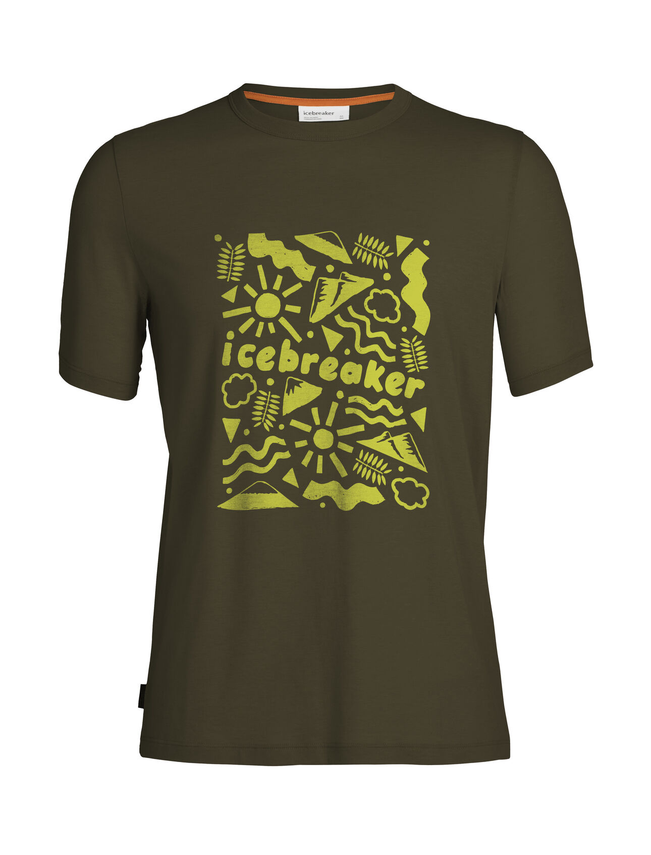 Men's Tencel Cotton Short Sleeve T-Shirt Origins