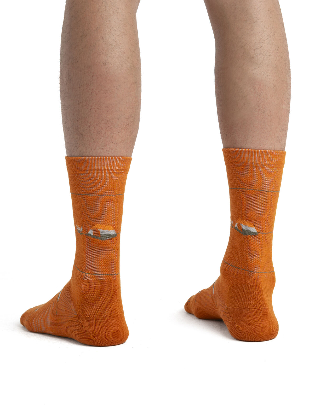 Men's Merino Lifestyle Ultralight Crew Socks Backcountry Camp