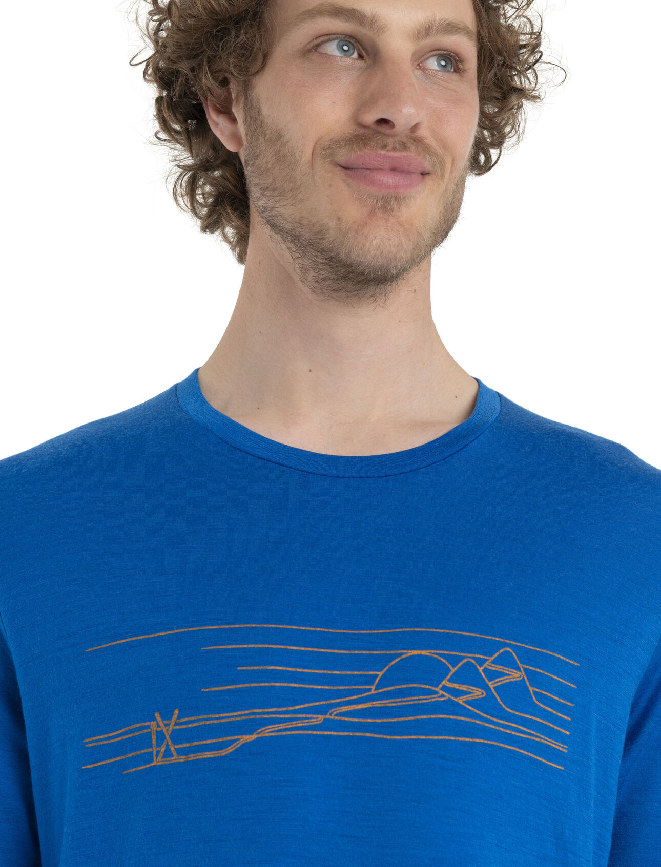 Men's Merino Tech Lite II Short Sleeve T-Shirt Ski Stripes