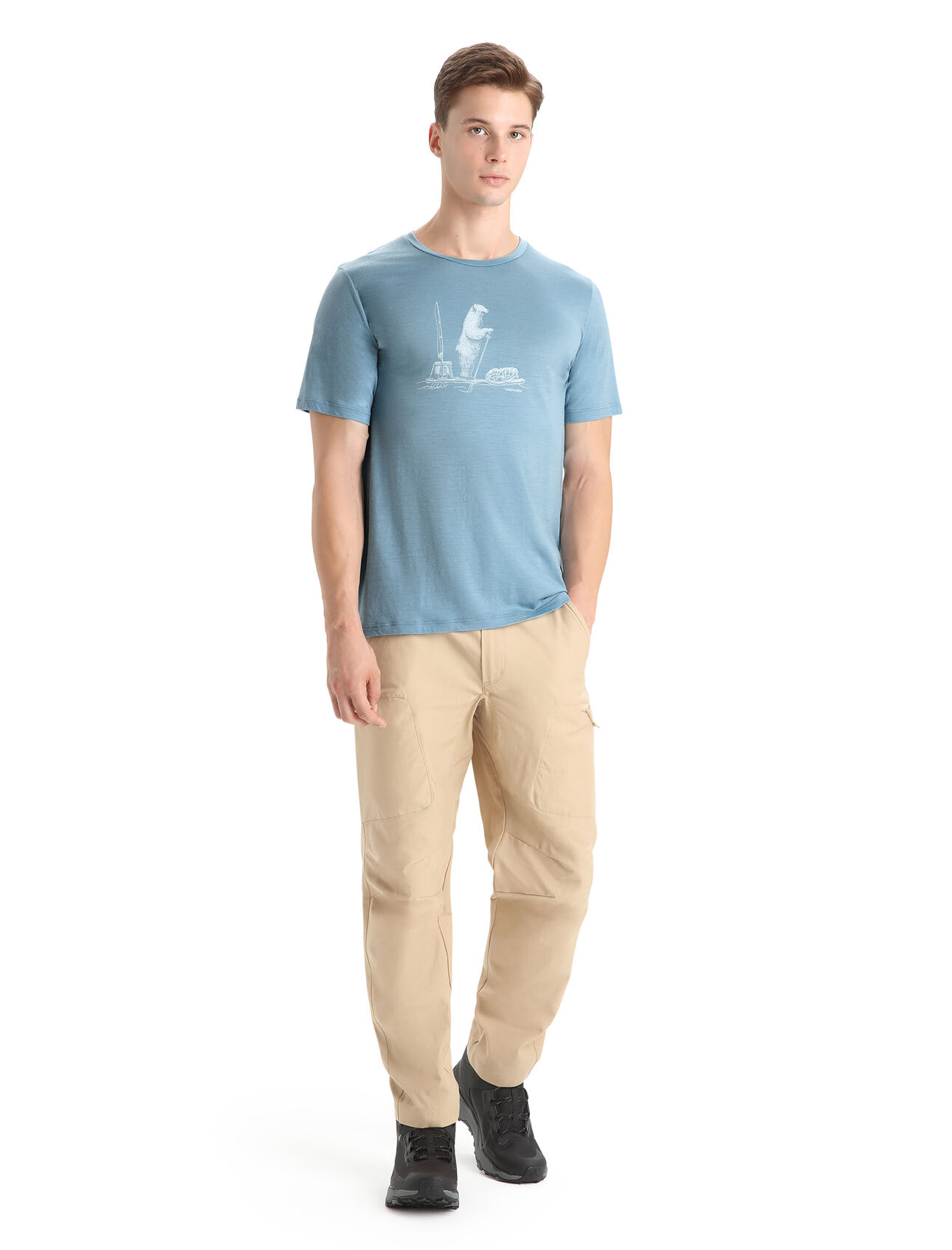 Men's Merino Tech Lite II Short Sleeve T-Shirt Polar Paddle