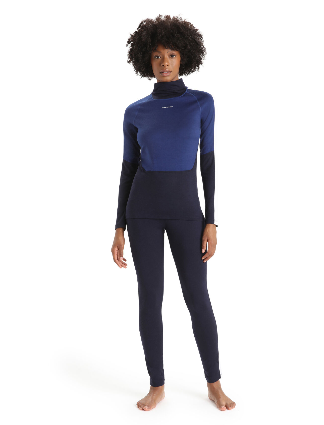 Women's Merino 200 Sonebula Long Sleeve High Neck Thermal Top