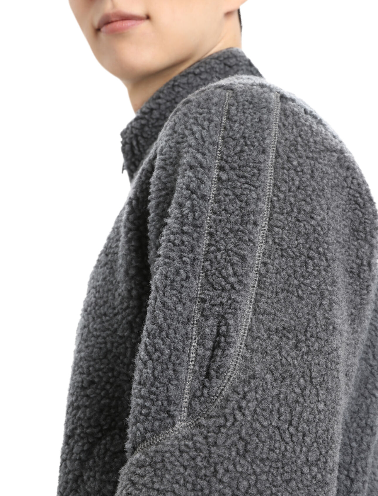 Men's RealFleece™ Merino High Pile Long Sleeve Zip Jacket