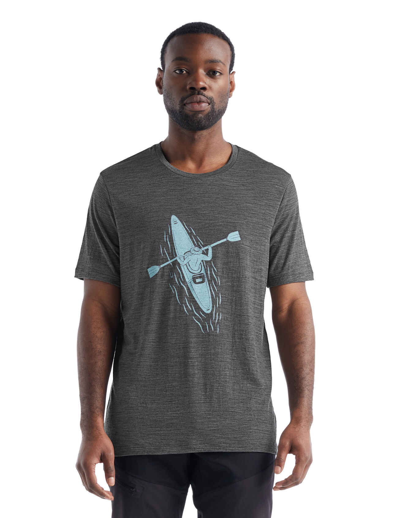 Men's Merino Tech Lite II Short Sleeve T-Shirt Paddle Lines