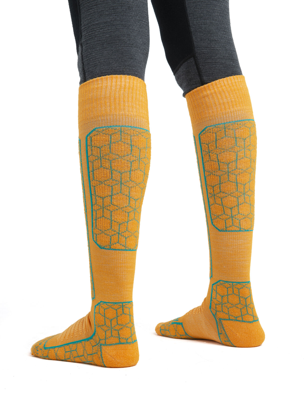 Women's Merino Ski+ Medium Over the Calf Alpine Geo