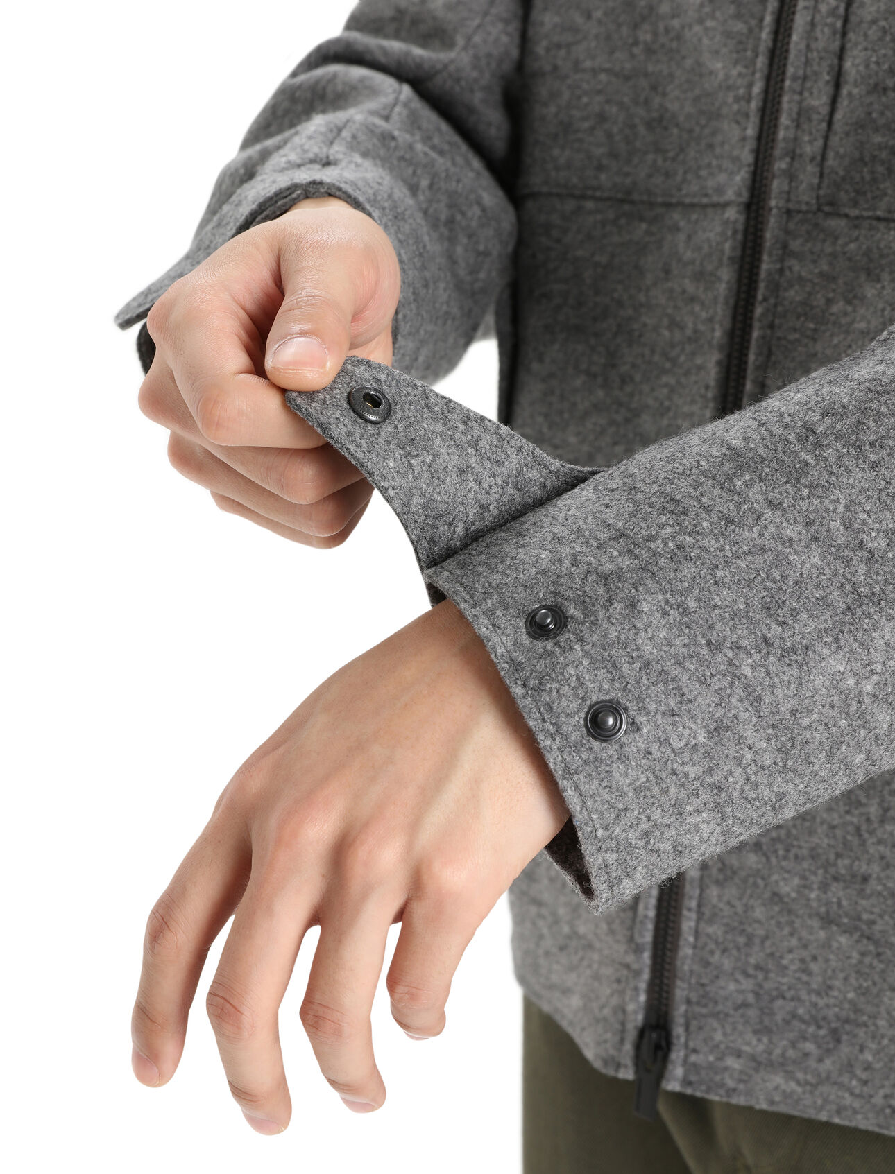 Men's Felted Merino Hooded Jacket