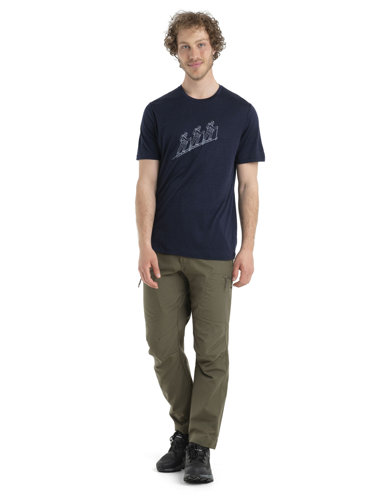 Men's Merino 150 Tech Lite II Short Sleeve T-Shirt Natural Ski Tour