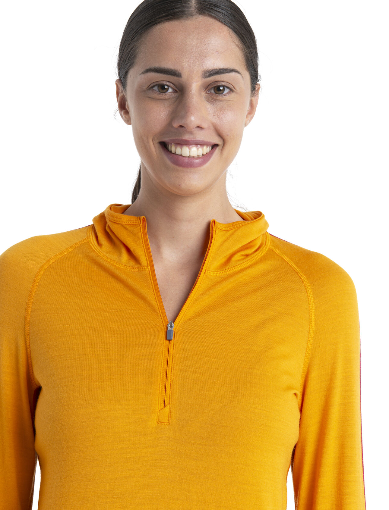 Women's Merino 200 Sonebula Long Sleeve Half Zip Thermal Hood