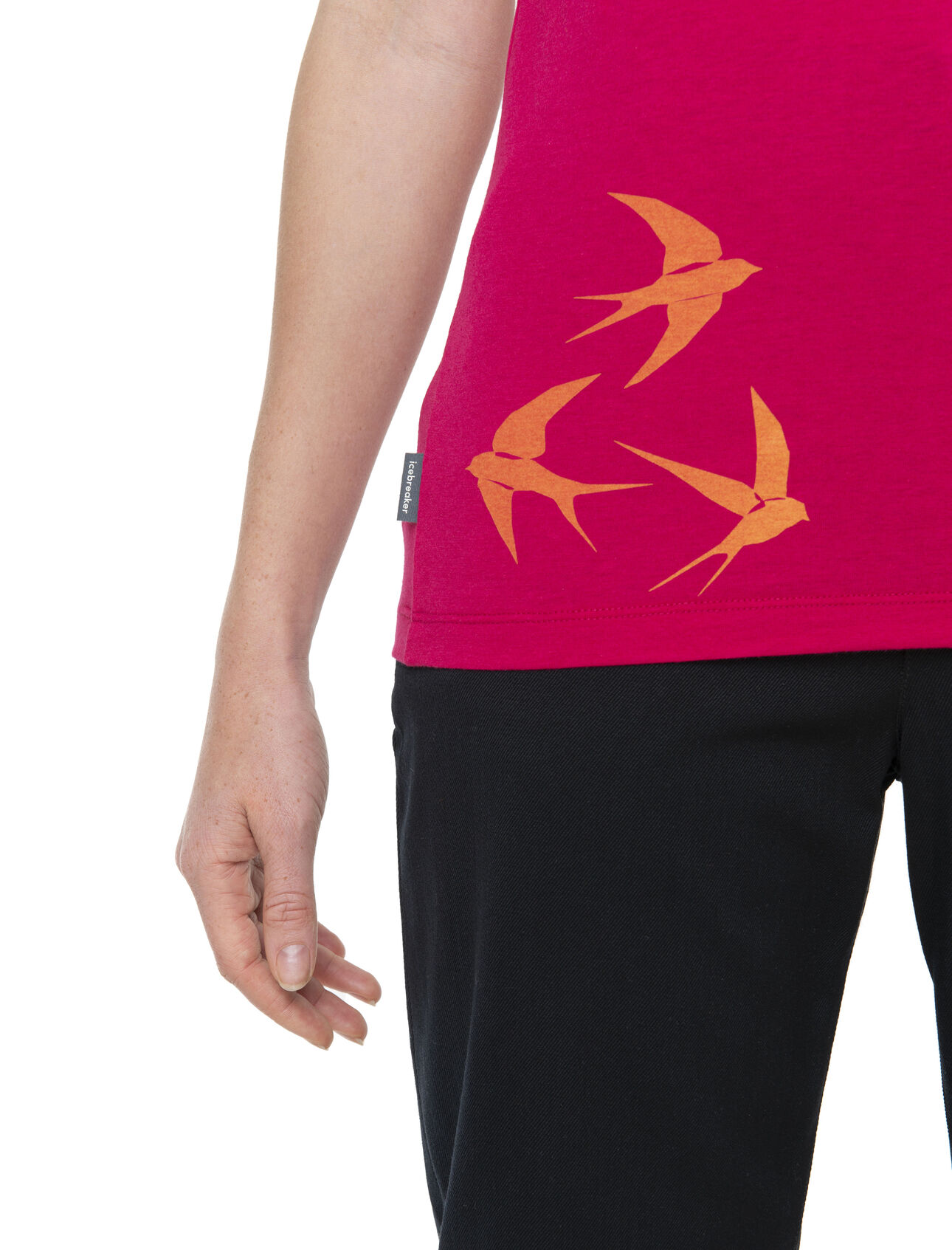 Women's Merino Central Classic Short Sleeve T-Shirt Swarming Shapes