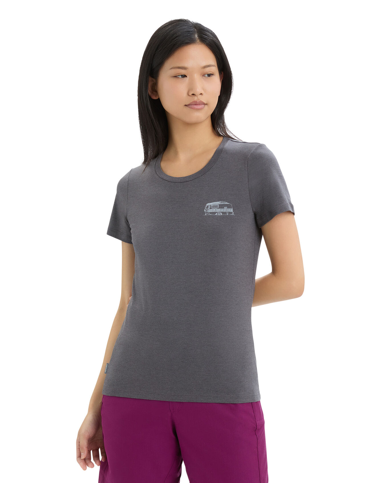Women's Merino Central Classic Short Sleeve T-Shirt Caravan Life