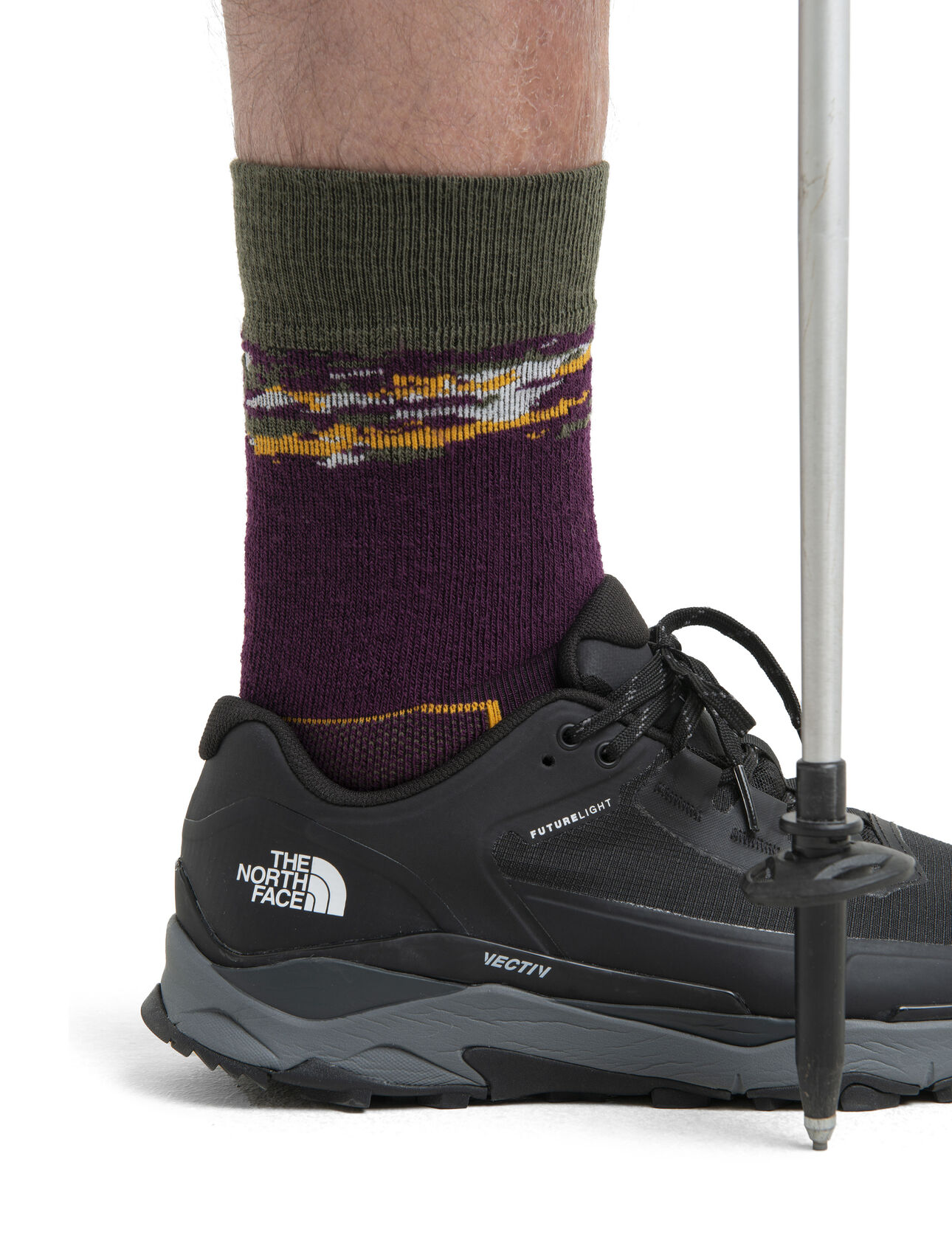Men's Merino Hike+ Medium Crew Socks Sedimentary
