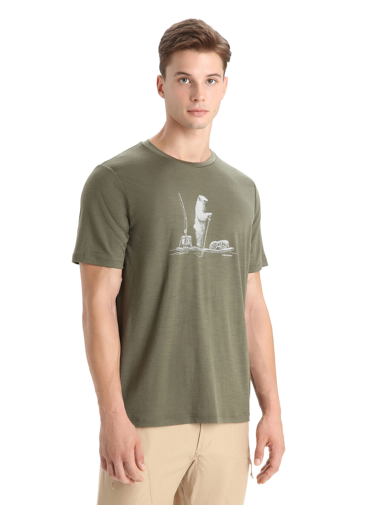 Men's Merino Tech Lite II Short Sleeve T-Shirt Polar Paddle