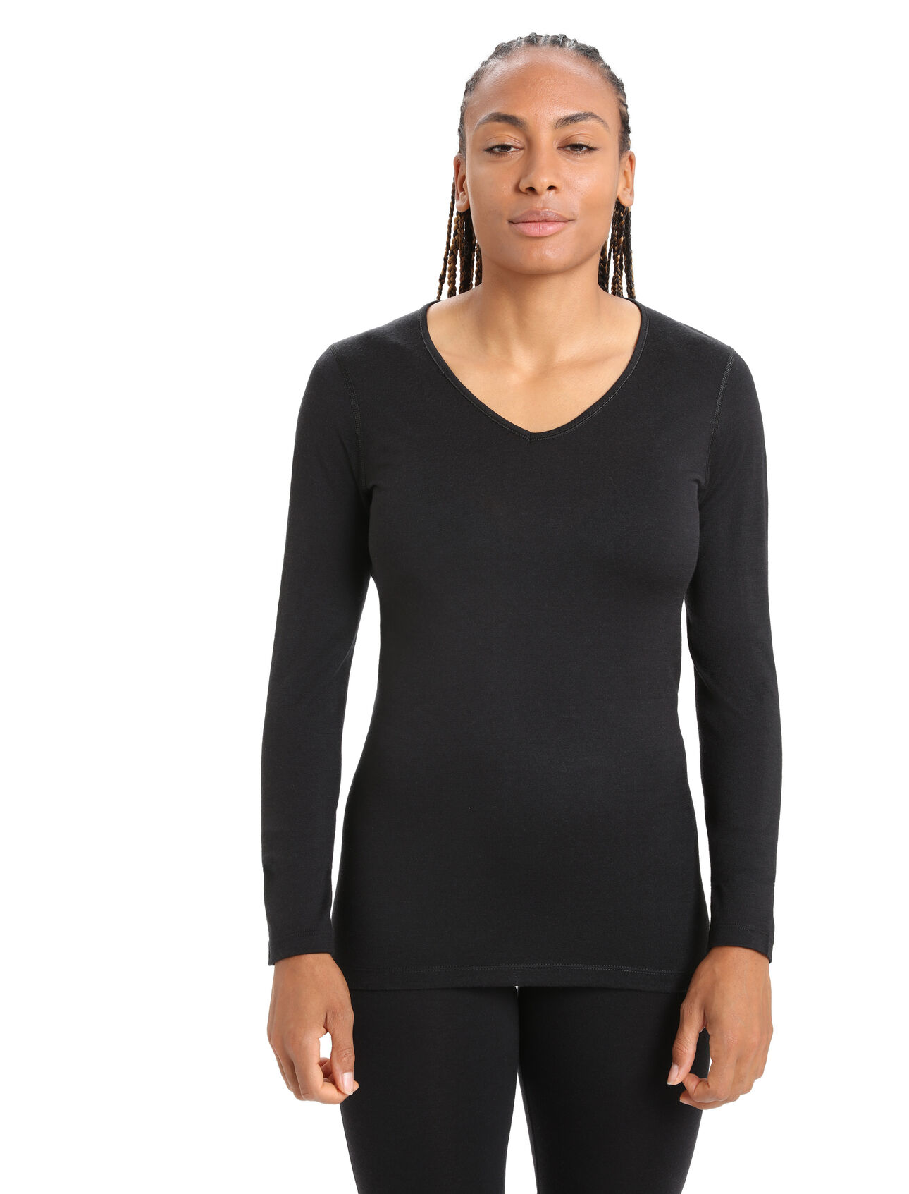 Women's Merino 200 Oasis Long Sleeve V Neck Thermal Top