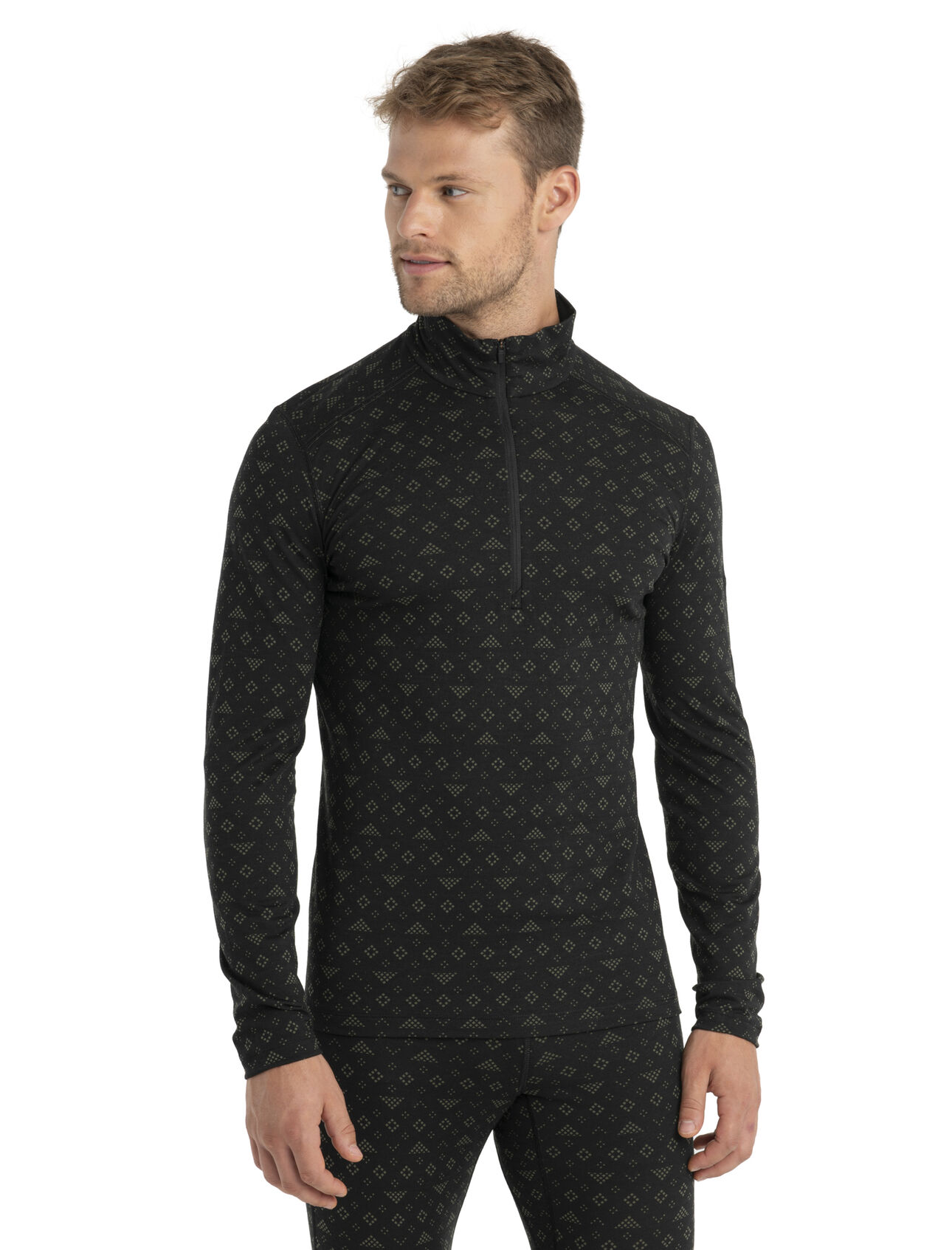 Men's Merino 200 Oasis Long Sleeve Half Zip Thermal Top First Snow
