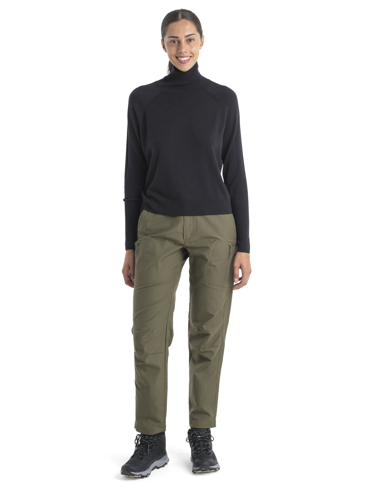 Women's MerinoFine™ Luxe Long Sleeve High Neck Sweater