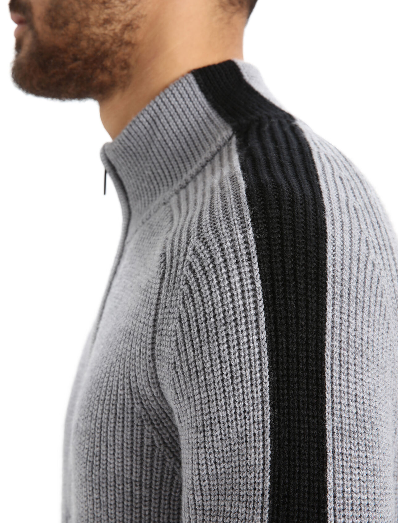 Men's Merino Lodge Long Sleeve Half Zip Sweater