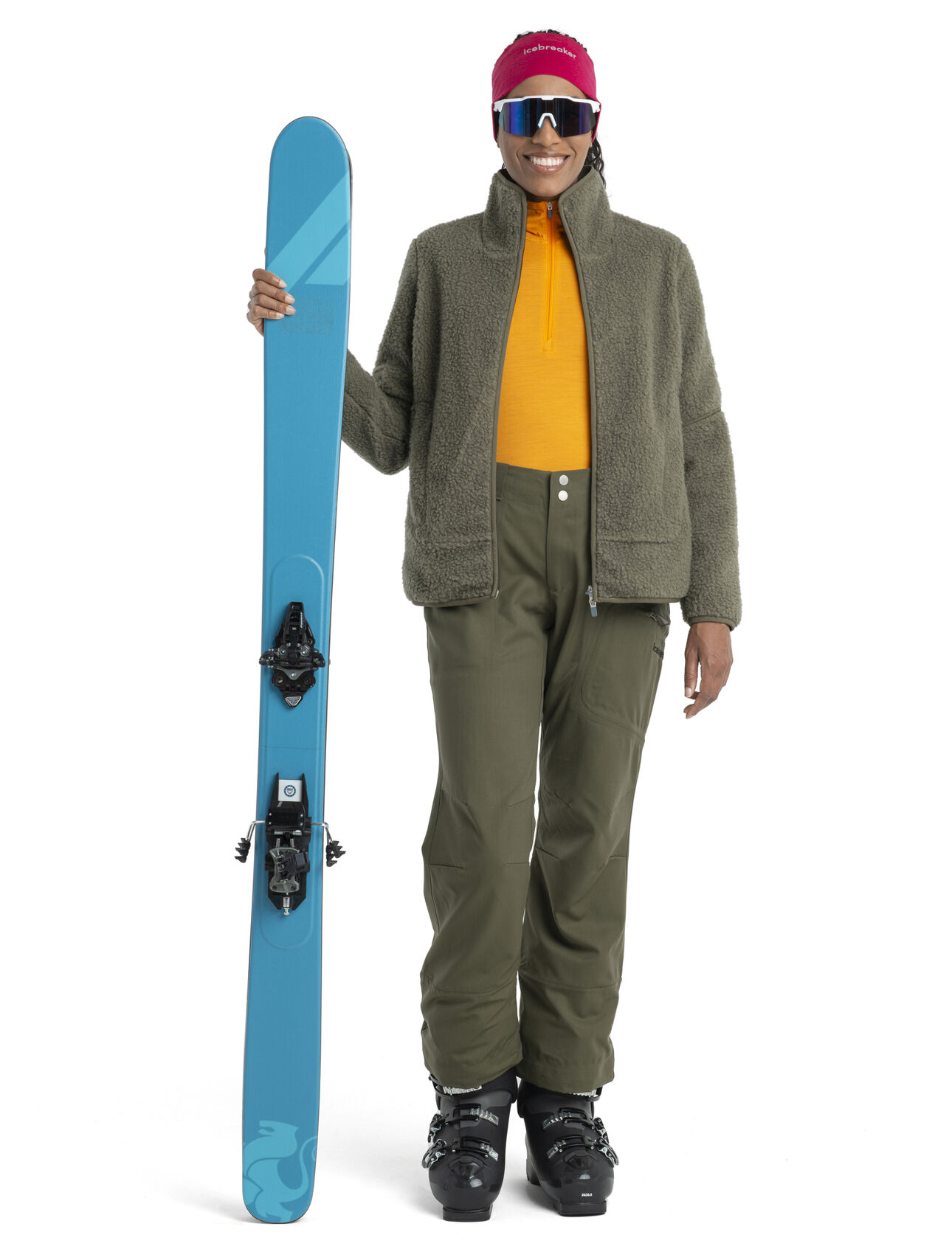 Women's Merino 200 Sonebula Long Sleeve Half Zip Thermal Hood