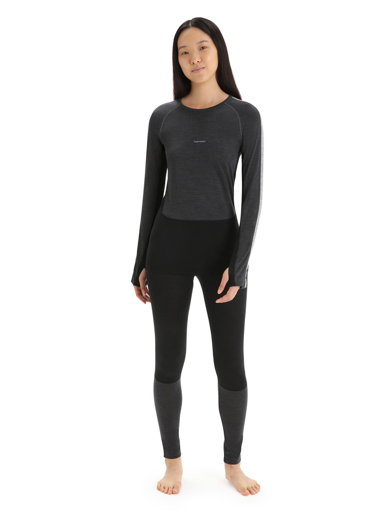 Women's 125 ZoneKnit™ Merino Long Sleeve Crewe Thermal Top