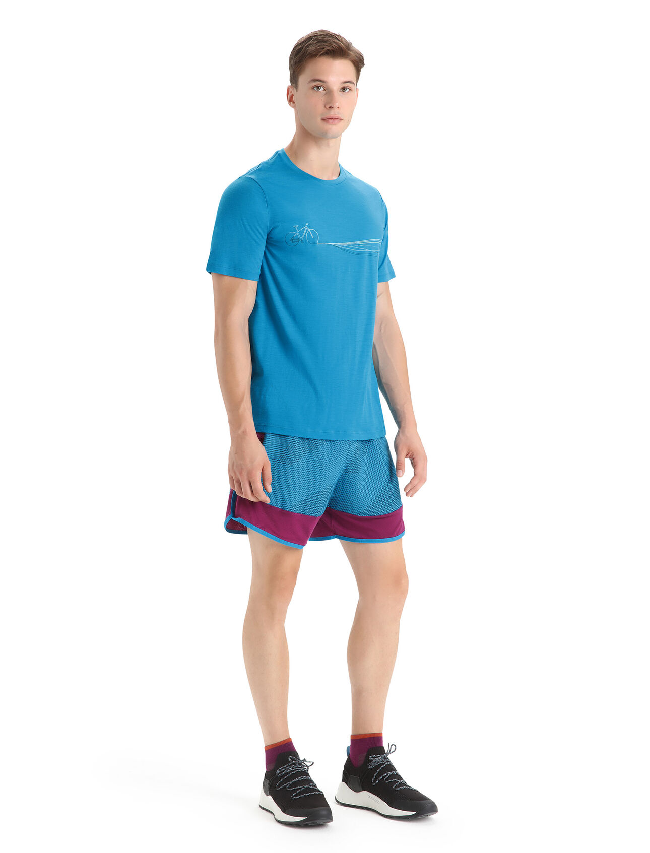 Men's Merino Tech Lite II Short Sleeve T-Shirt Cadence Paths