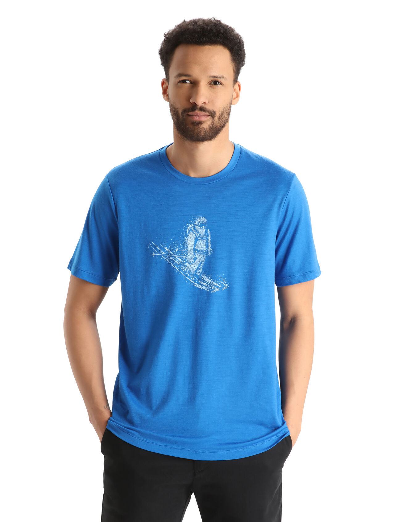 Men's Merino Tech Lite II Short Sleeve T-Shirt Skiing Yeti