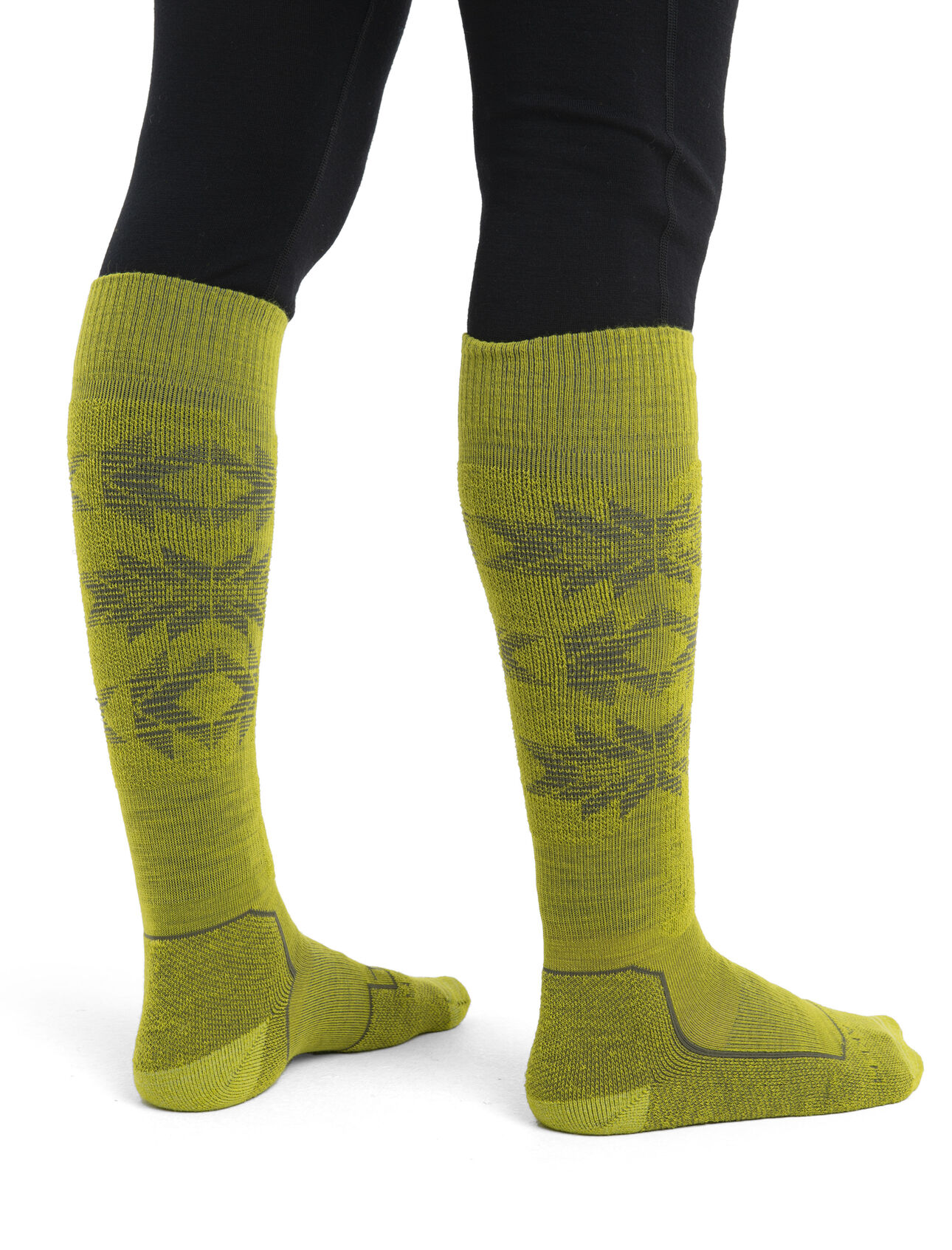Men's Merino Ski+ Light Over the Calf Socks Ski Heritage