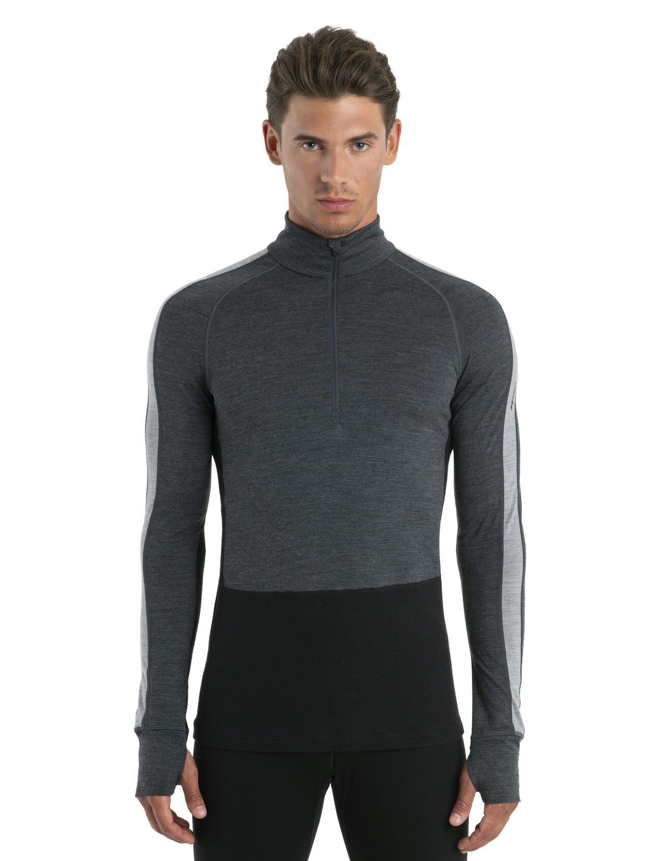 Men's 200 ZoneKnit™ Merino Long Sleeve Half Zip Thermal Top