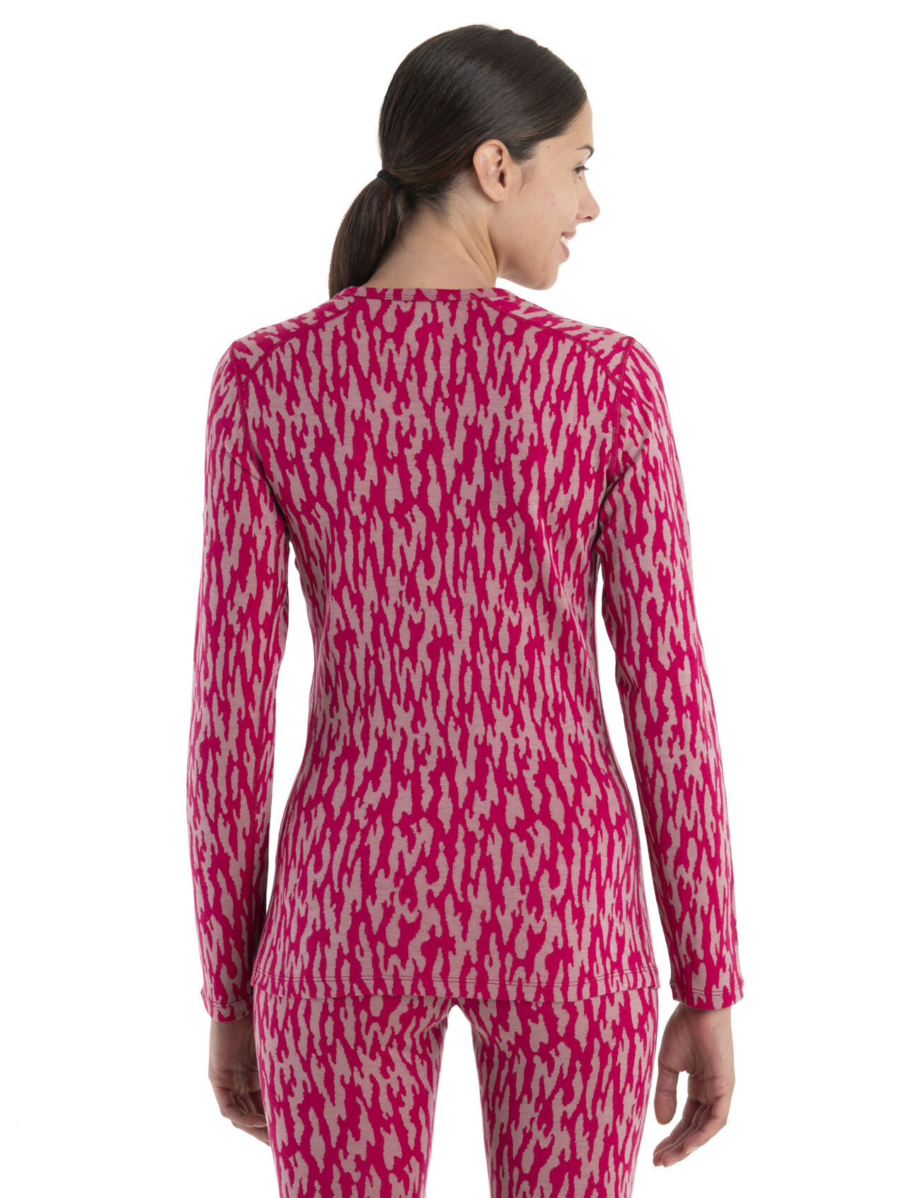 Women's Merino 260 Vertex Long Sleeve Thermal Top Glacial Flow