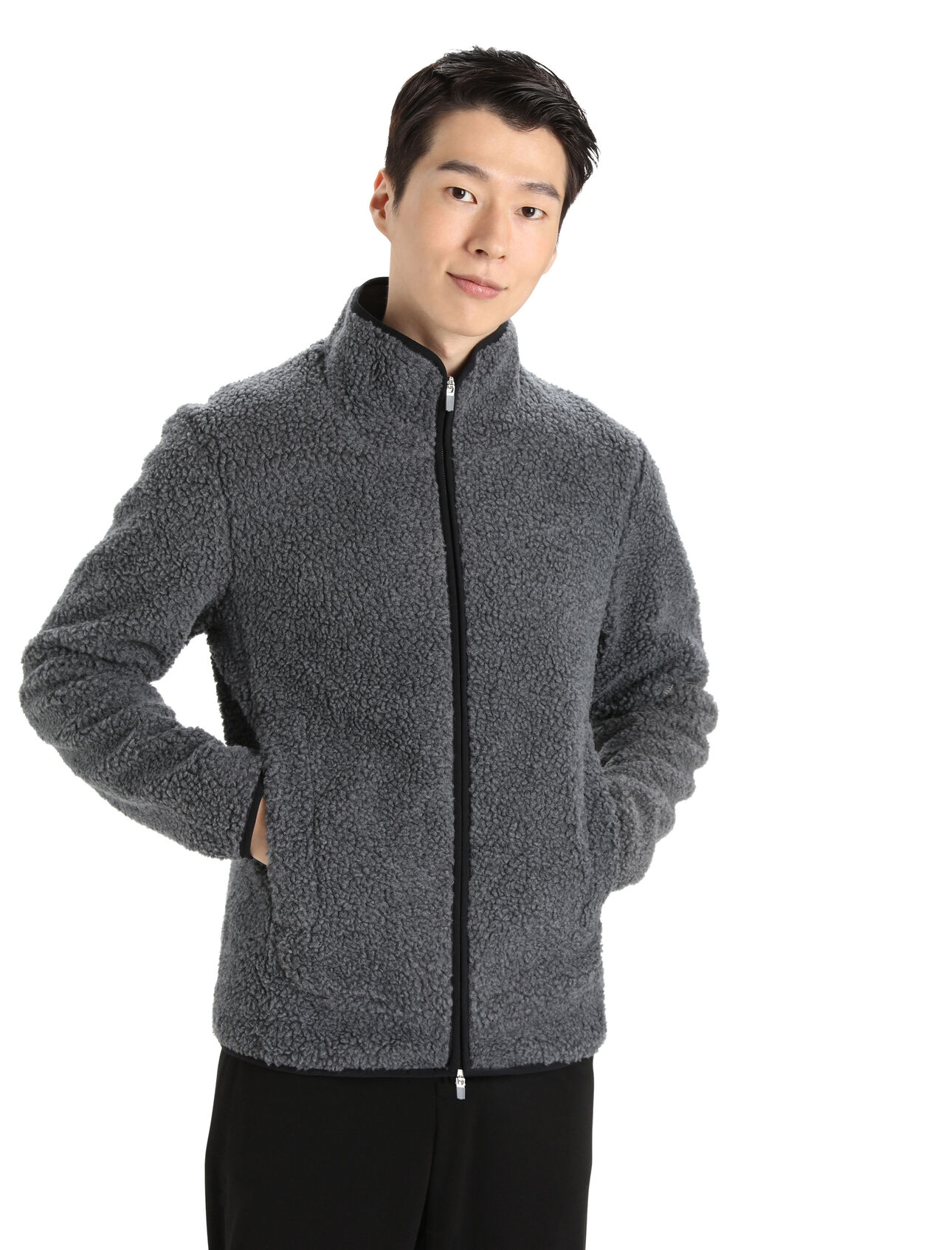 Men's RealFleece™ Merino High Pile Long Sleeve Zip Jacket