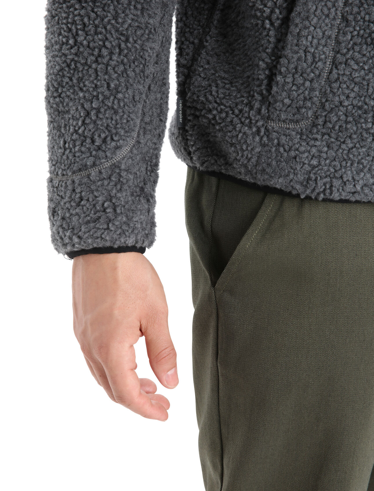Men's RealFleece™ Merino High Pile Long Sleeve Half Zip Jacket
