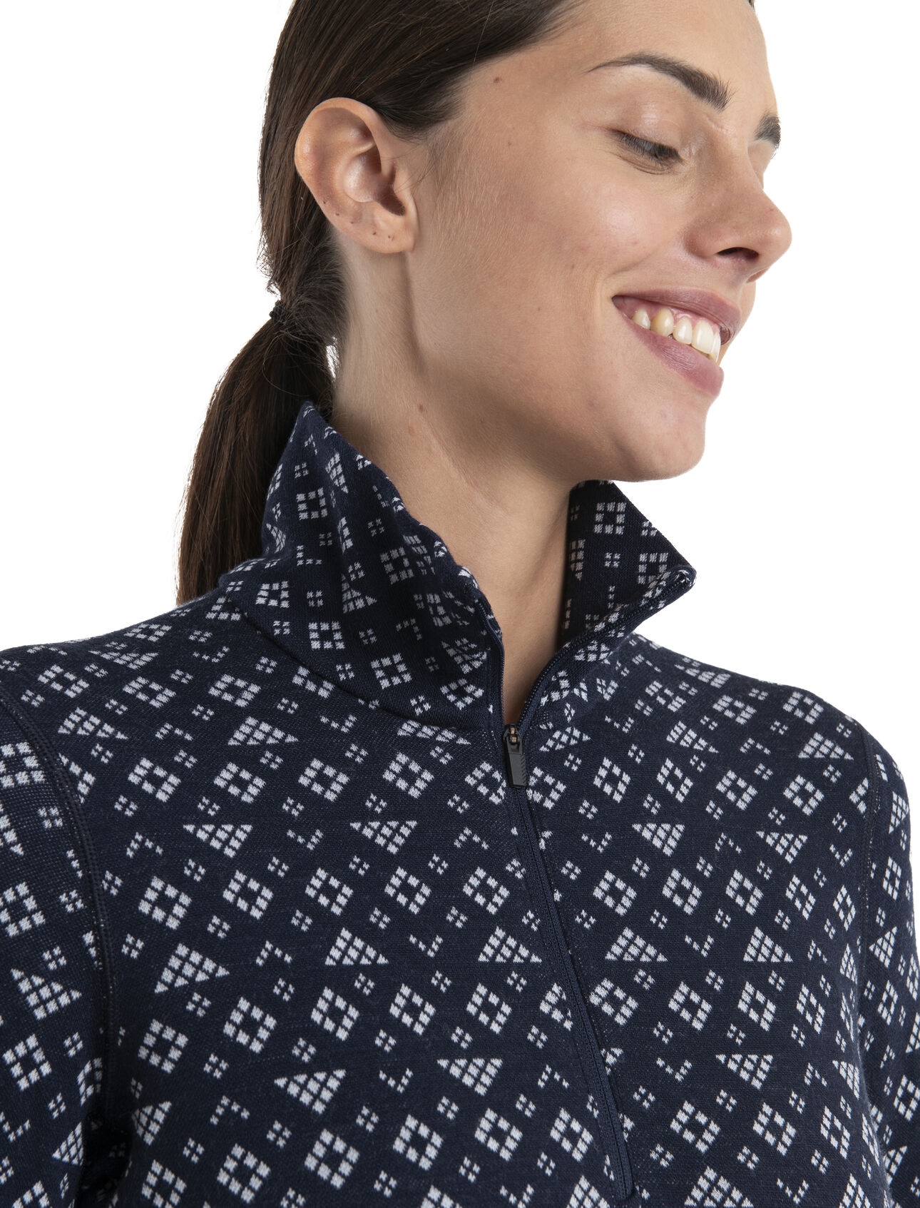 Women's Merino 260 Vertex Long Sleeve Half Zip Thermal Top First Snow