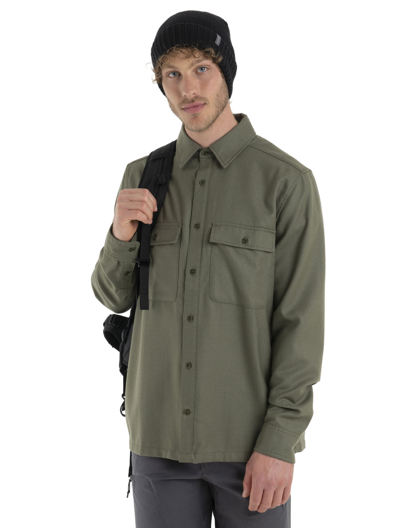 Men's Merino 200 Dawnder Long Sleeve Flannel Shirt