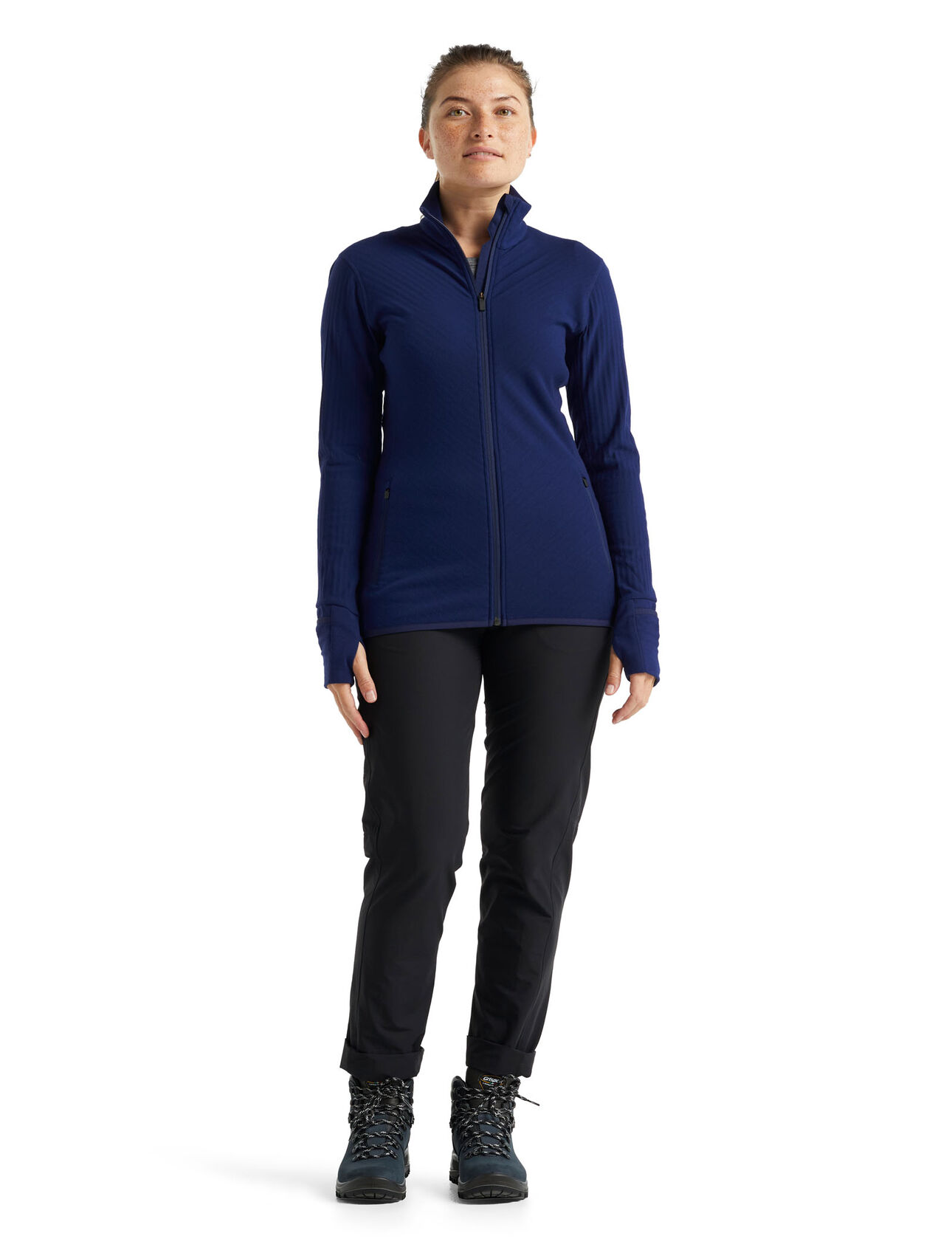 Women's RealFleece™ Merino Descender Long Sleeve Zip Jacket