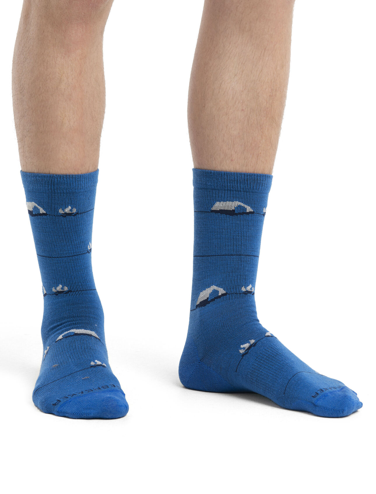 Men's Merino Lifestyle Ultralight Crew Socks Backcountry Camp