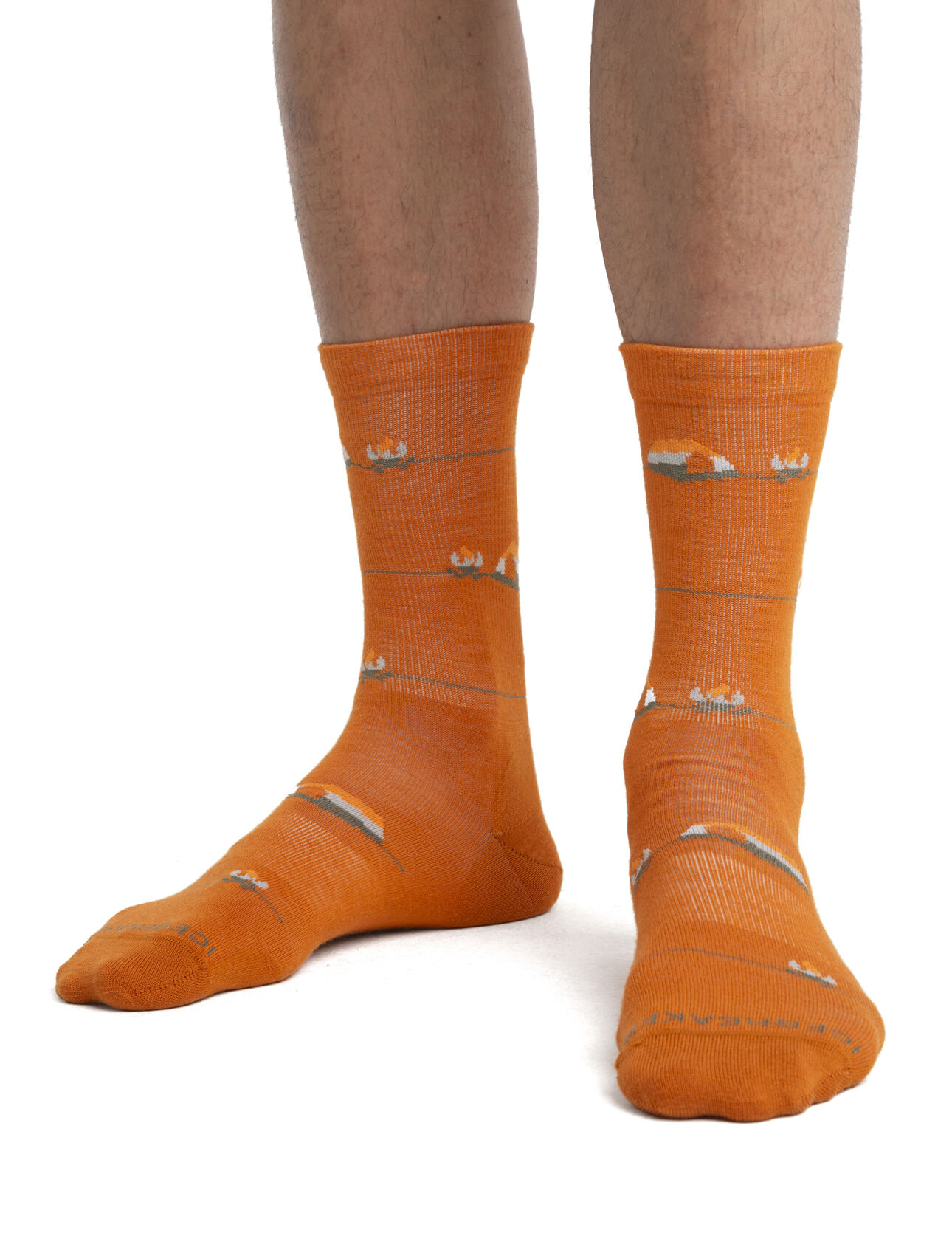 Men's Merino Lifestyle Ultralight Crew Socks Backcountry Camp