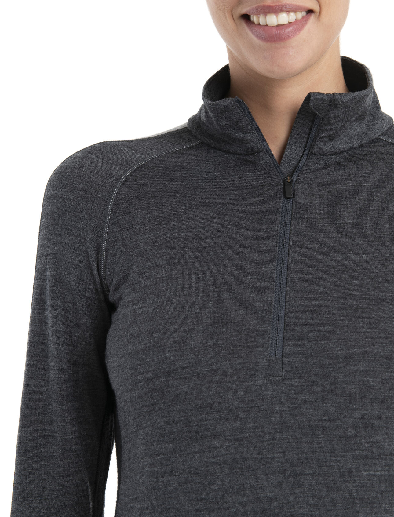 Women's 200 ZoneKnit™ Merino Long Sleeve Half Zip Thermal Top