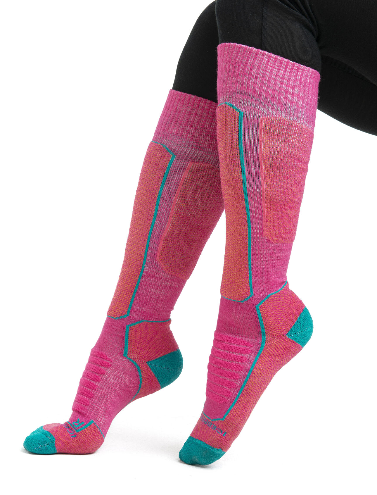 Women's Merino Ski+ Medium Over the Calf Socks