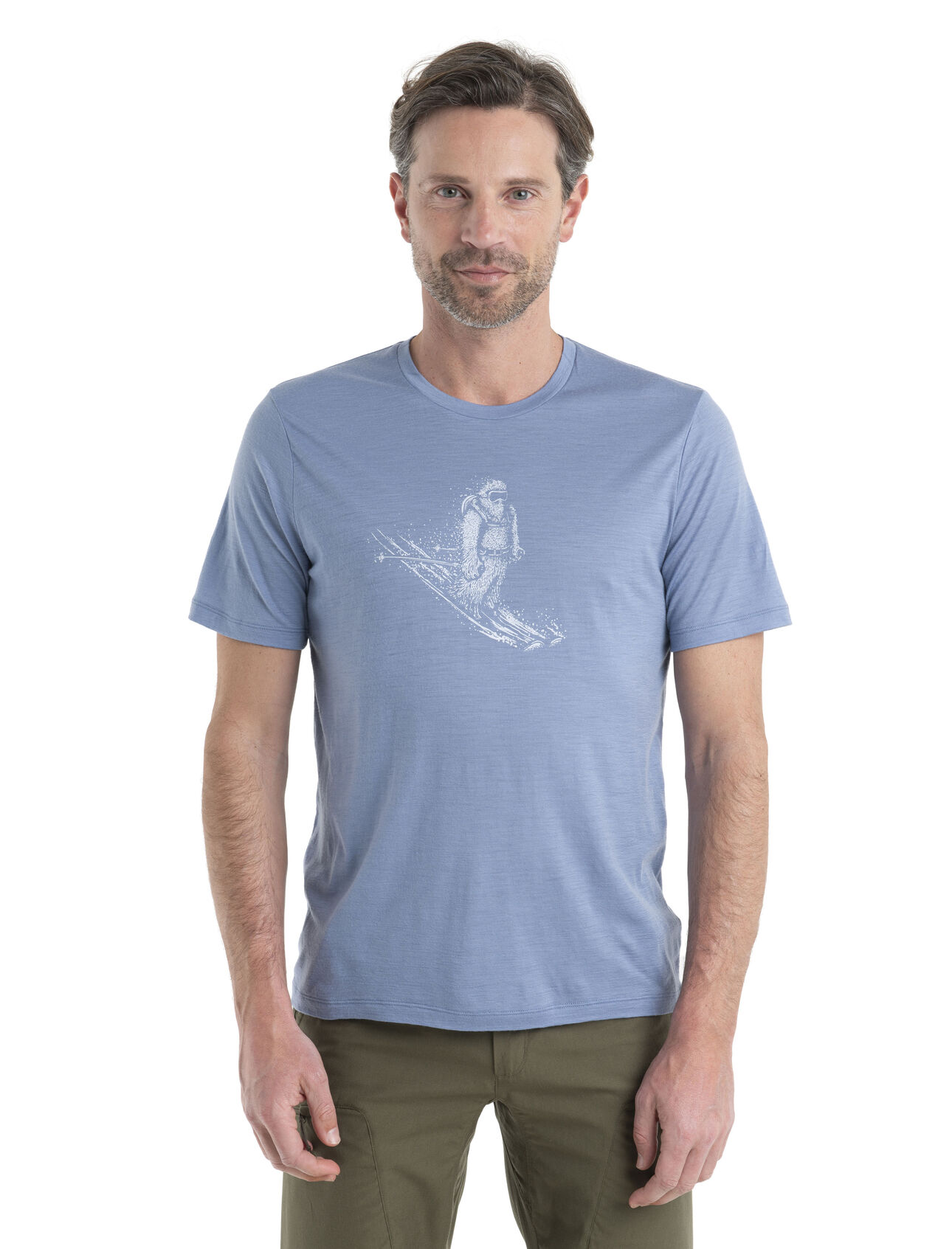 Men's Merino Tech Lite II Short Sleeve T-Shirt Skiing Yeti