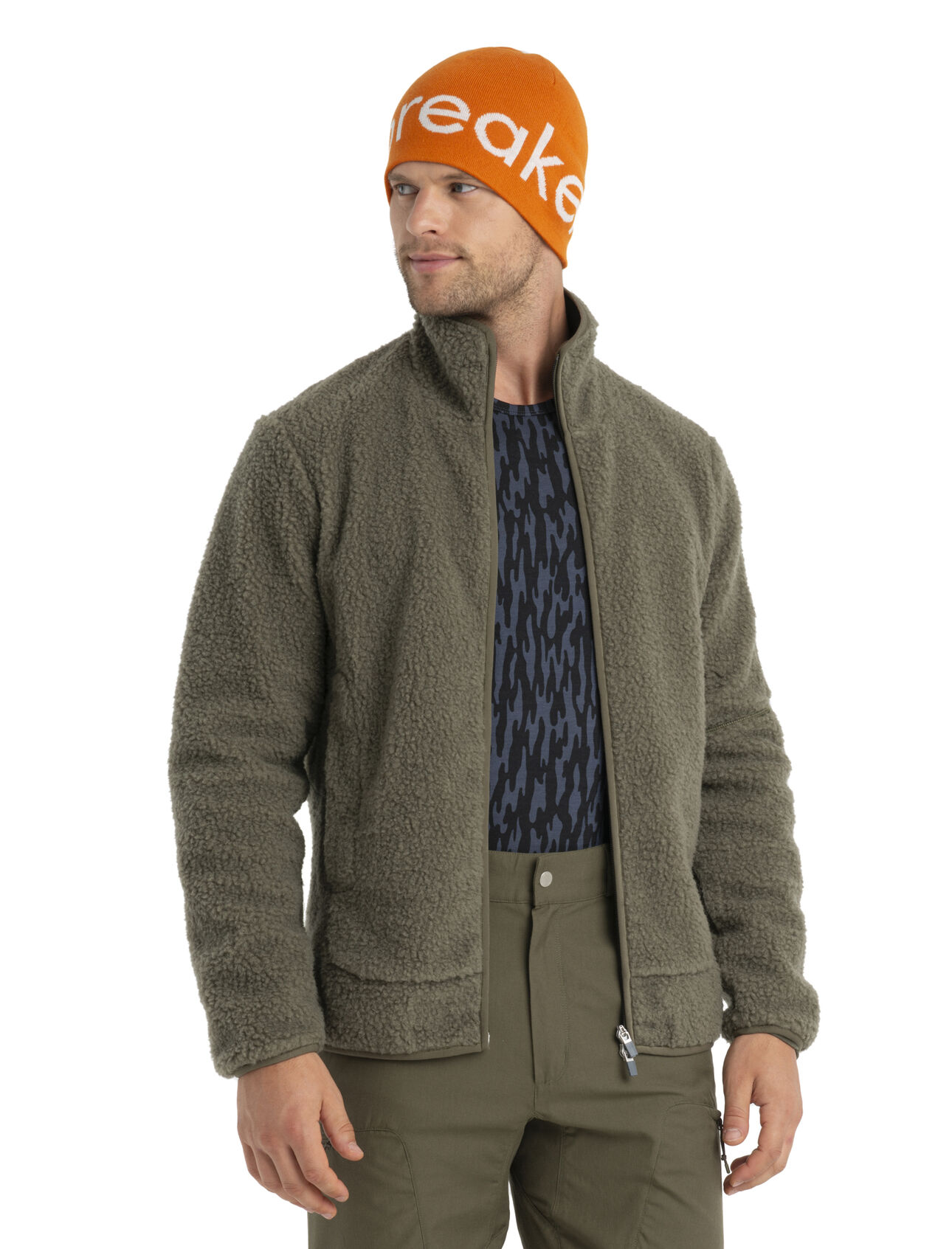 Men's Merino 200 Oasis Long Sleeve Thermal Top Glacial Flow