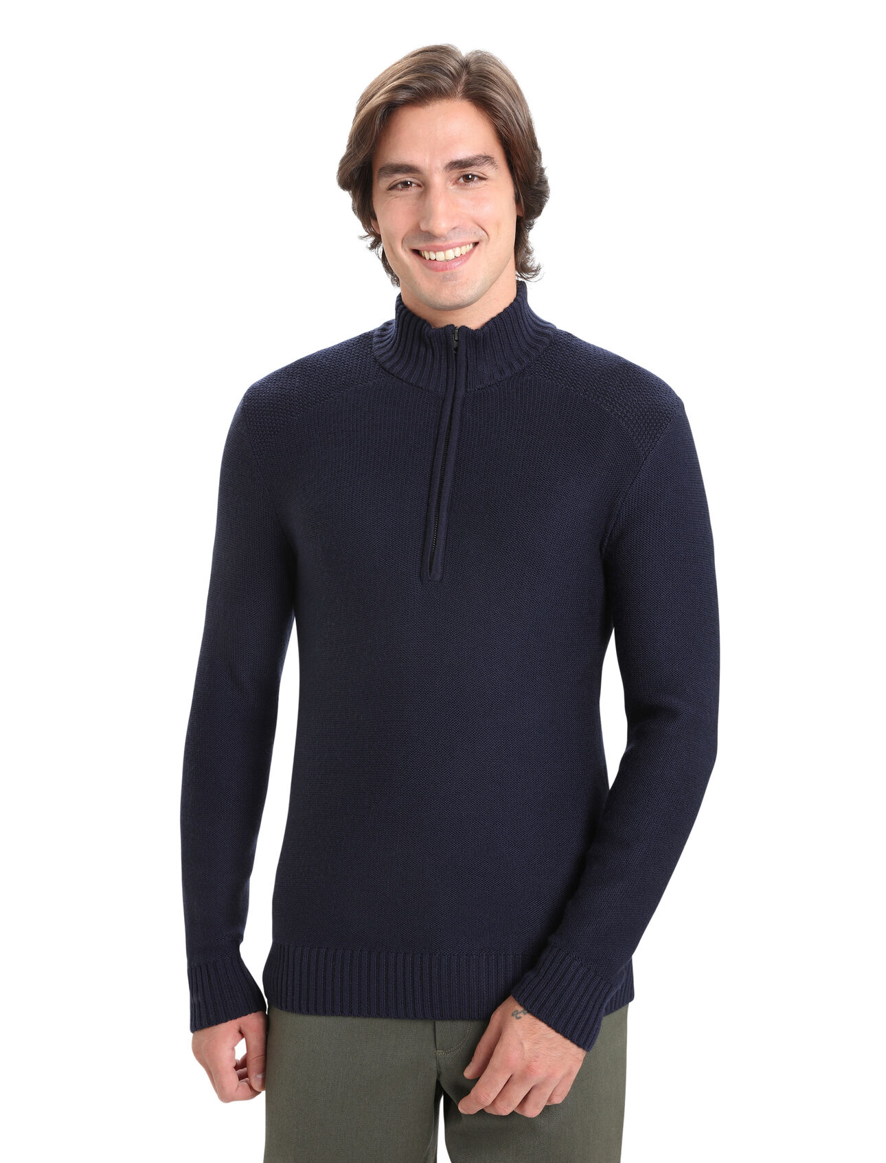 Men's Merino Waypoint Long Sleeve Half Zip Top