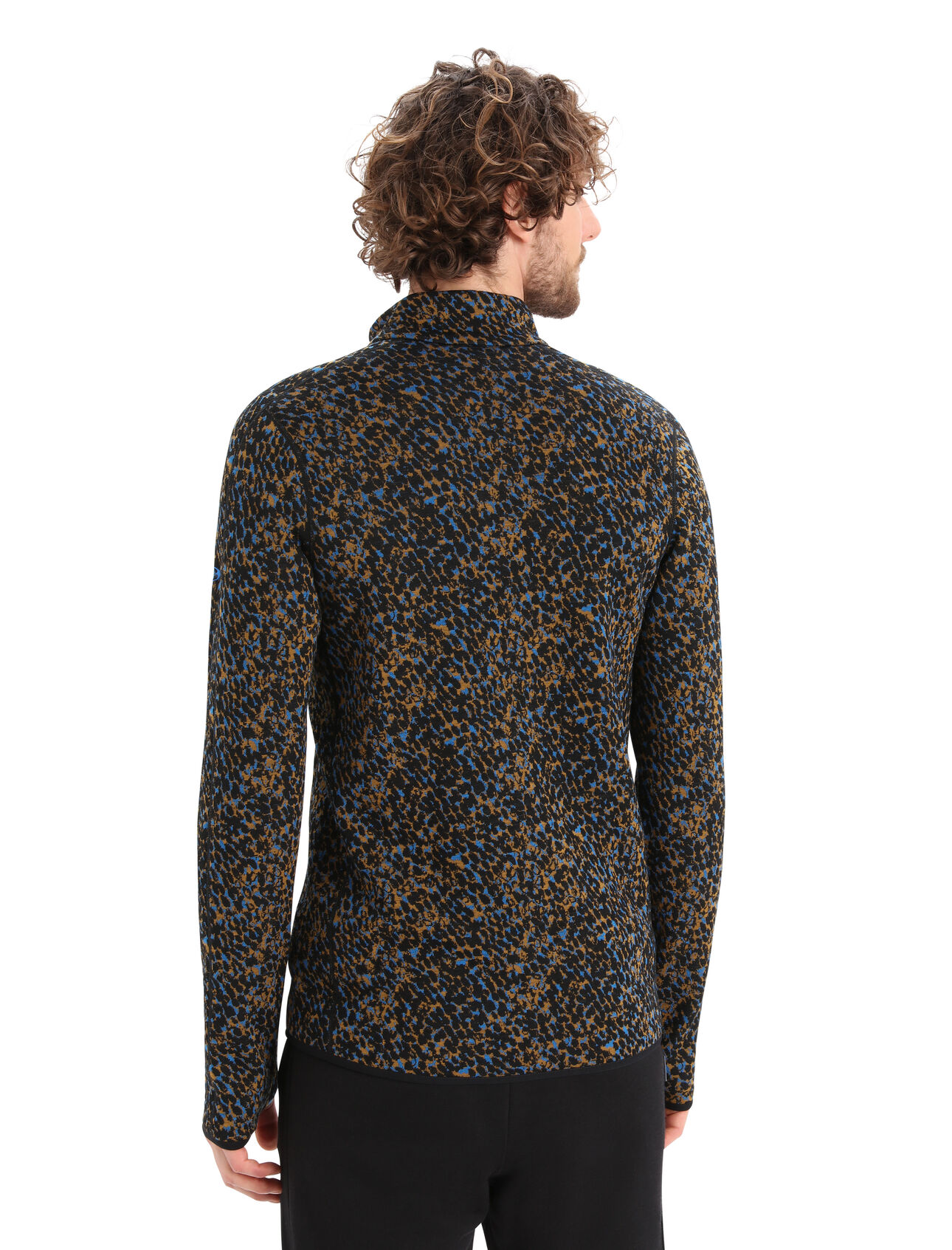 Men's Merino Elemental Long Sleeve Zip Lichen