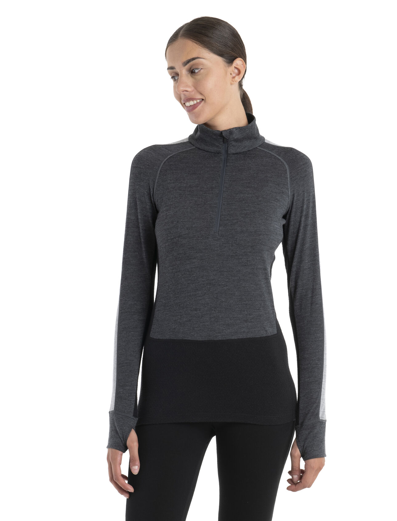 Women's 200 ZoneKnit™ Merino Long Sleeve Half Zip Thermal Top