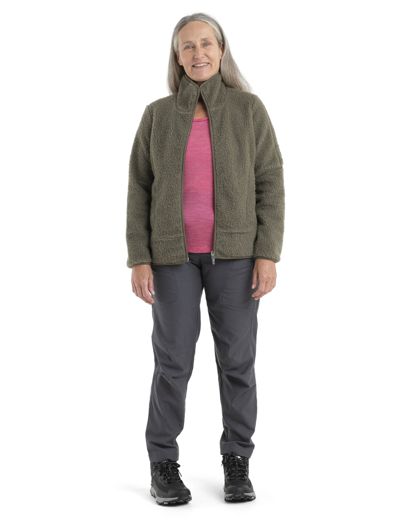 Women's RealFleece™ Merino High Pile Long Sleeve Zip Jacket