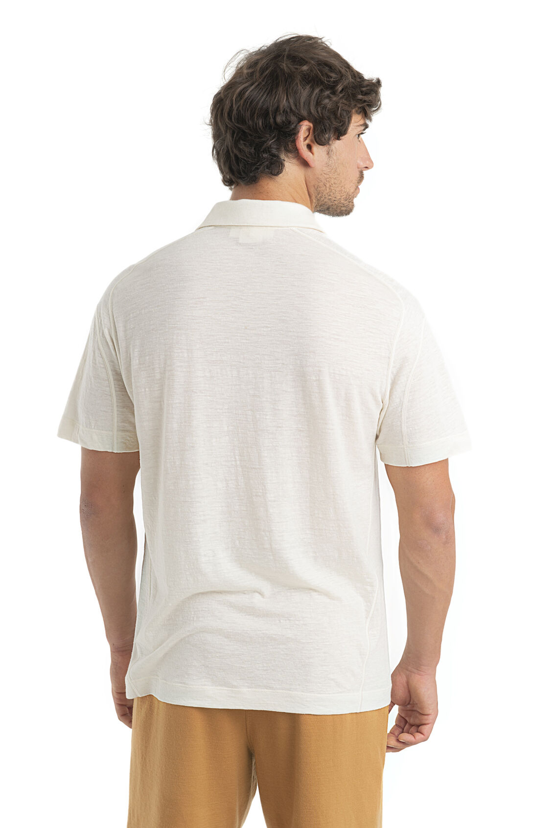 Men's Timberland x icebreaker Merino Linen Short Sleeve Polo