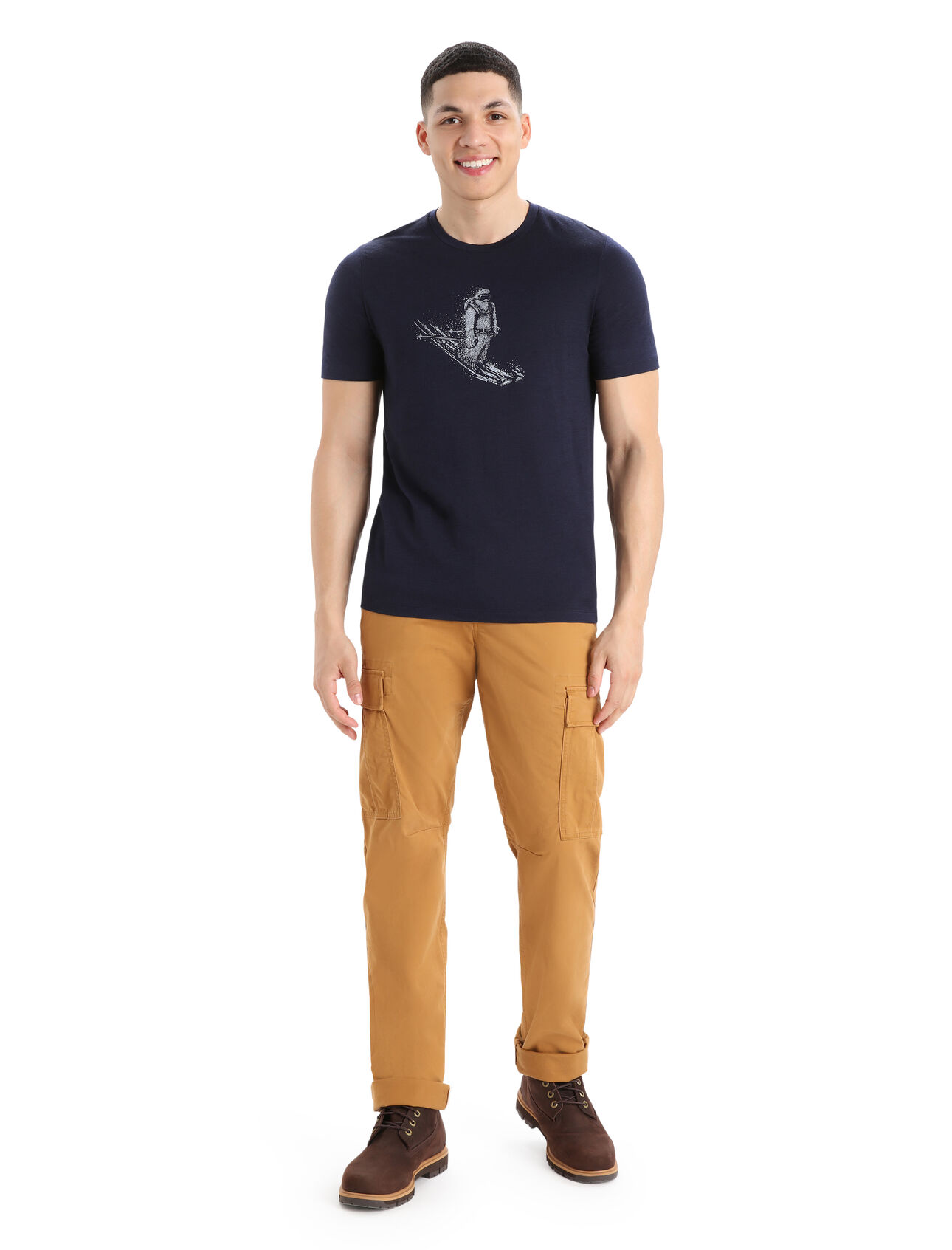 Men's Merino Tech Lite II Short Sleeve T-Shirt Skiing Yeti